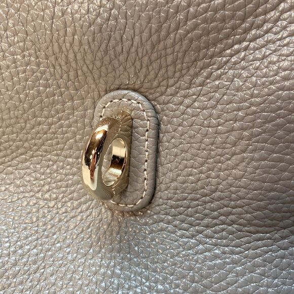 Dooney & Bourke NWT Logo Lock Shoulder Gray Bag - Picture 4 of 16